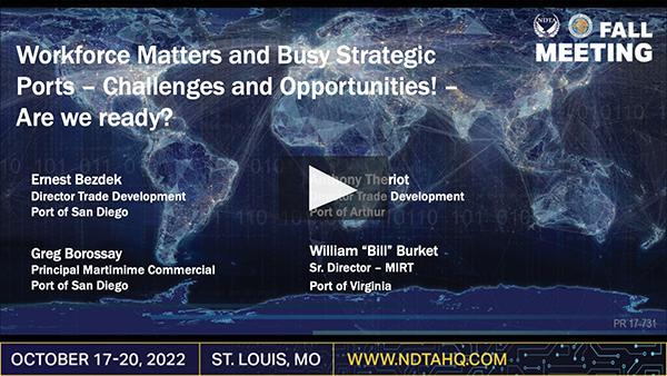 Workforce Matters and Busy Strategic Ports – Challenges and Opportunities! – Are we ready?