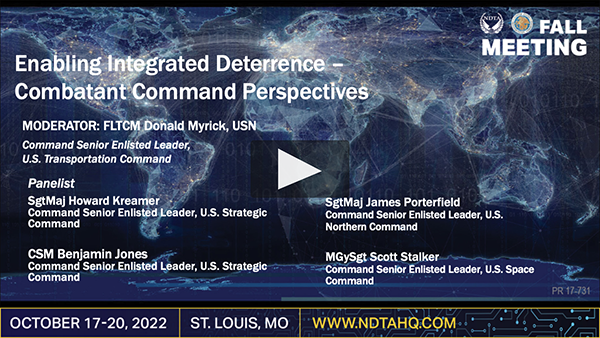Enabling Integrated Deterrence – Combatant Command Perspectives